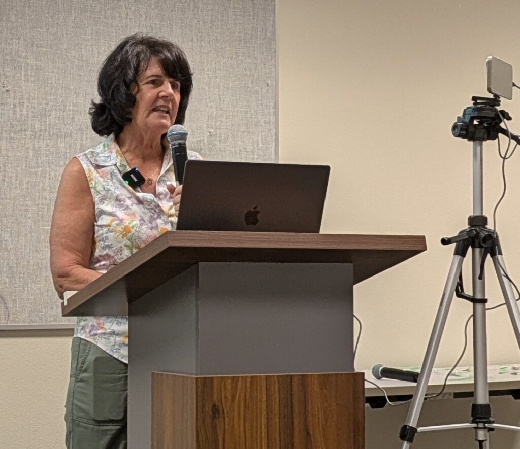 image of speaker at podium