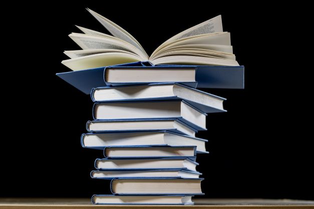 image of a stack of books-small