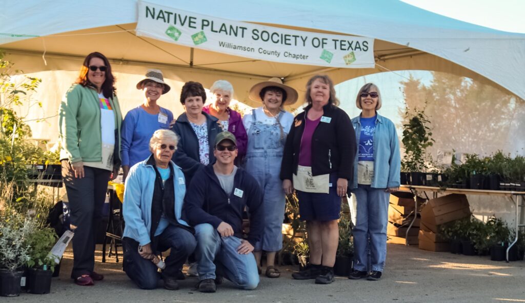 image of plant sale volunteers