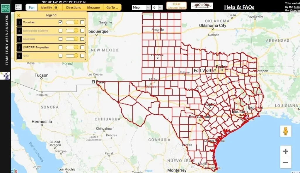 Texas Ecosystem Analytical Mapper